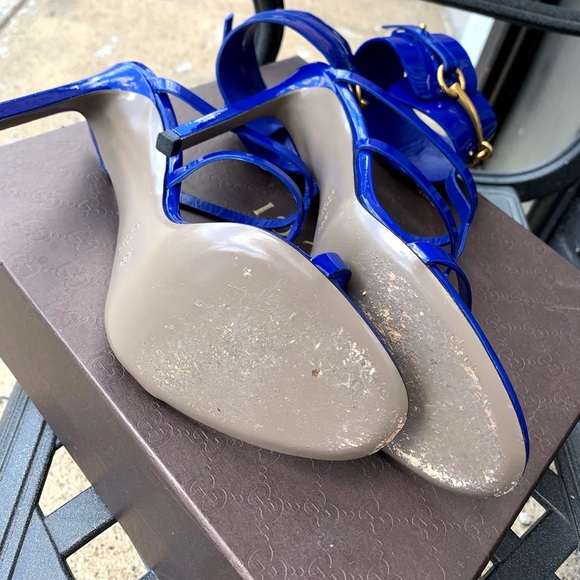 Blue Gucci Heels - Picture 3 of 5